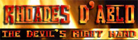 Rhoades D'Ablo And The Devil's Right Hand Logo